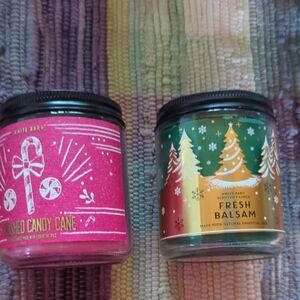 Christmas candle duo